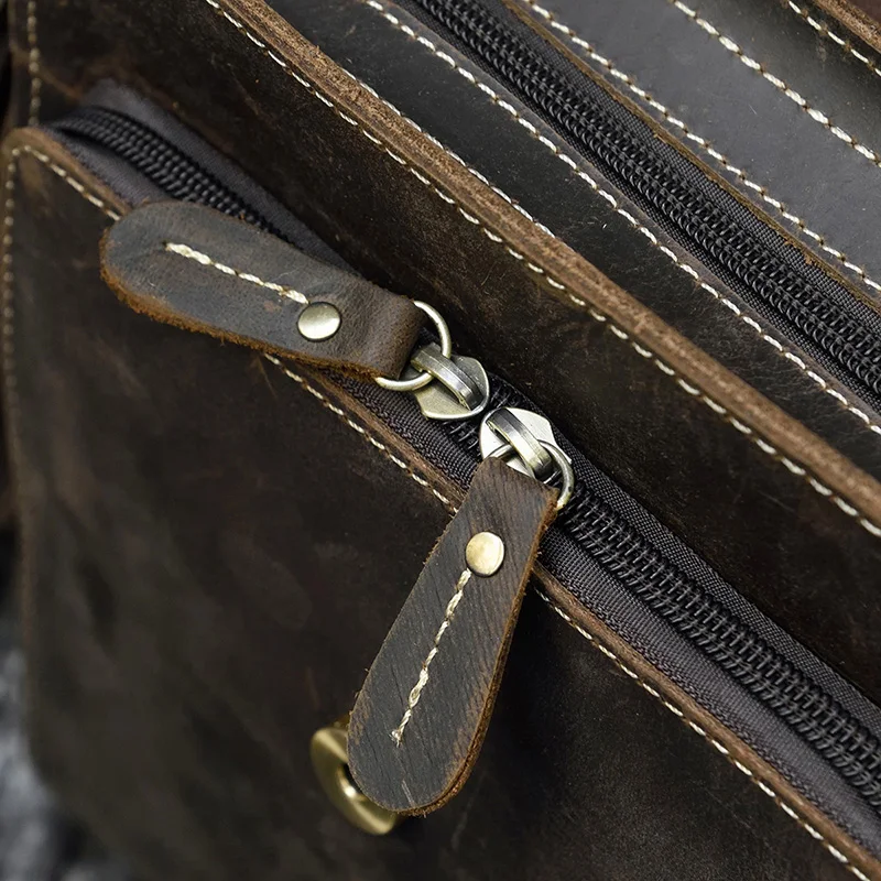 Leather Shoulder Bag Lorne Brown