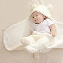 

Baby Receiving Blankets Newborns Fall Winter Soft Lamb Velvet Leg Thickened Sleeping Bag Swaddling Wrap Towel Bedding Article 01