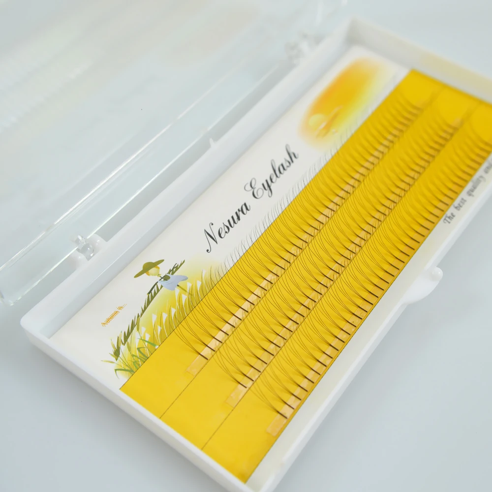 1case 3D volume eyelashes 0 07 natural soft eye Lash thick individual eyelashes false mink lash 2