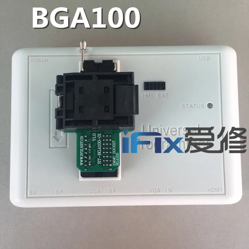 Оригинальный программатор RT809H BGA100 EMMC адаптер розетка BGA48 BGA63 BGA64 бесплатная