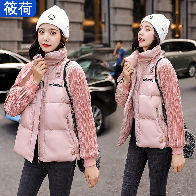 

Short-height down Jacket Cotton-padded Clothes 2019 Winter New Style WOMEN'S Dress Fashion INS Korean-style Online Celebrity Sho