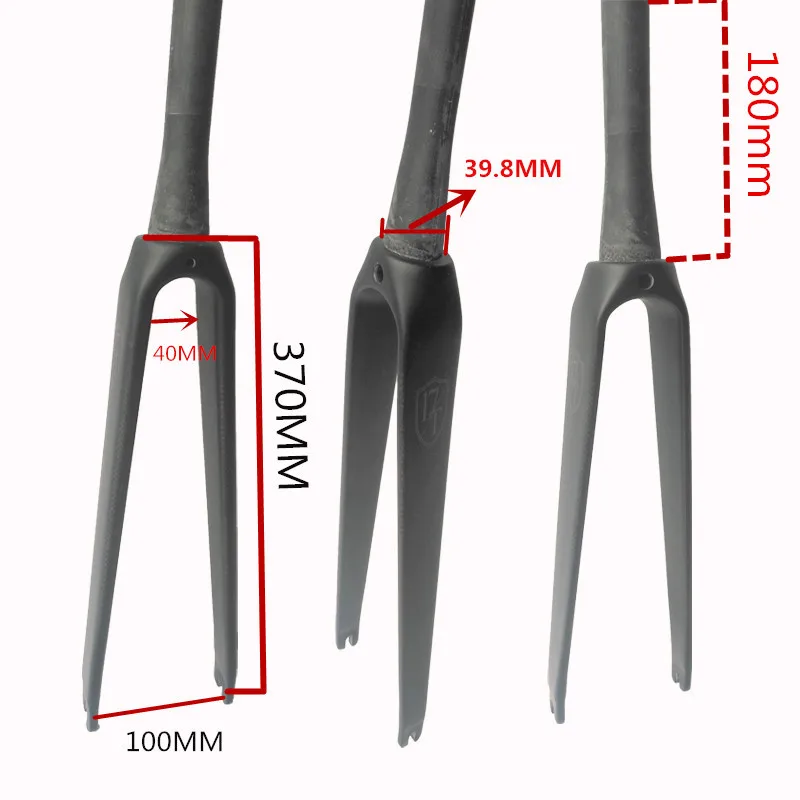 Earrella углеродная дорожная вилка rock shox Велосипедная 700C 3k велосипедная передняя