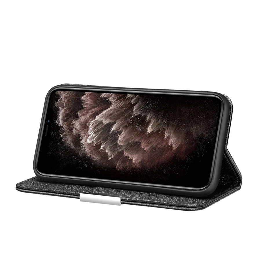 Чехол-книжка Litchi для samsung Galaxy A2 Core A260F Note10+ Note 10 Pro J4 Plus J6 Plus S7 Edge S8 S9 S10 A7 чехол для телефона A750