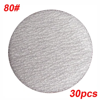 

30pcs 3 Inch 75mm Sanding Disc Sandpapers Triangle Polishing Grit 80 Power Tool