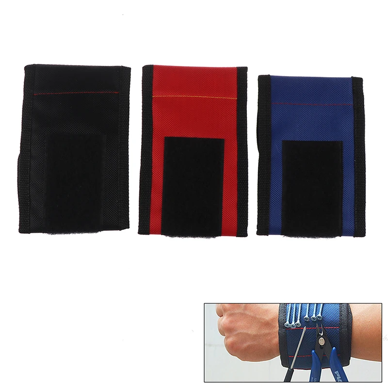 

1pc Magnetic Wristband Hand Wraps Tool Bag Electrician Wrist Screws Holder Bracelet For Home Repair