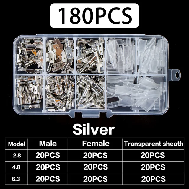 180PCS(Silver)