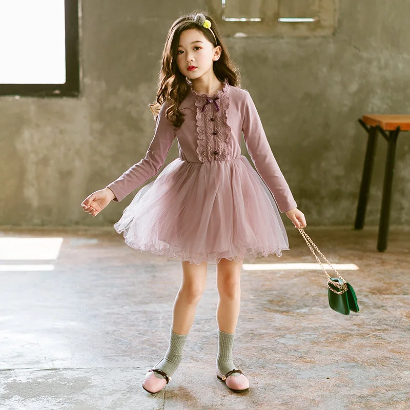 Online 2019 Toddler Dresses Teen Girl Dress School Uniform For Girl Kids Dresses For Girls Teenage Girls Clothing 4 6 7 8 9 10 12 Years