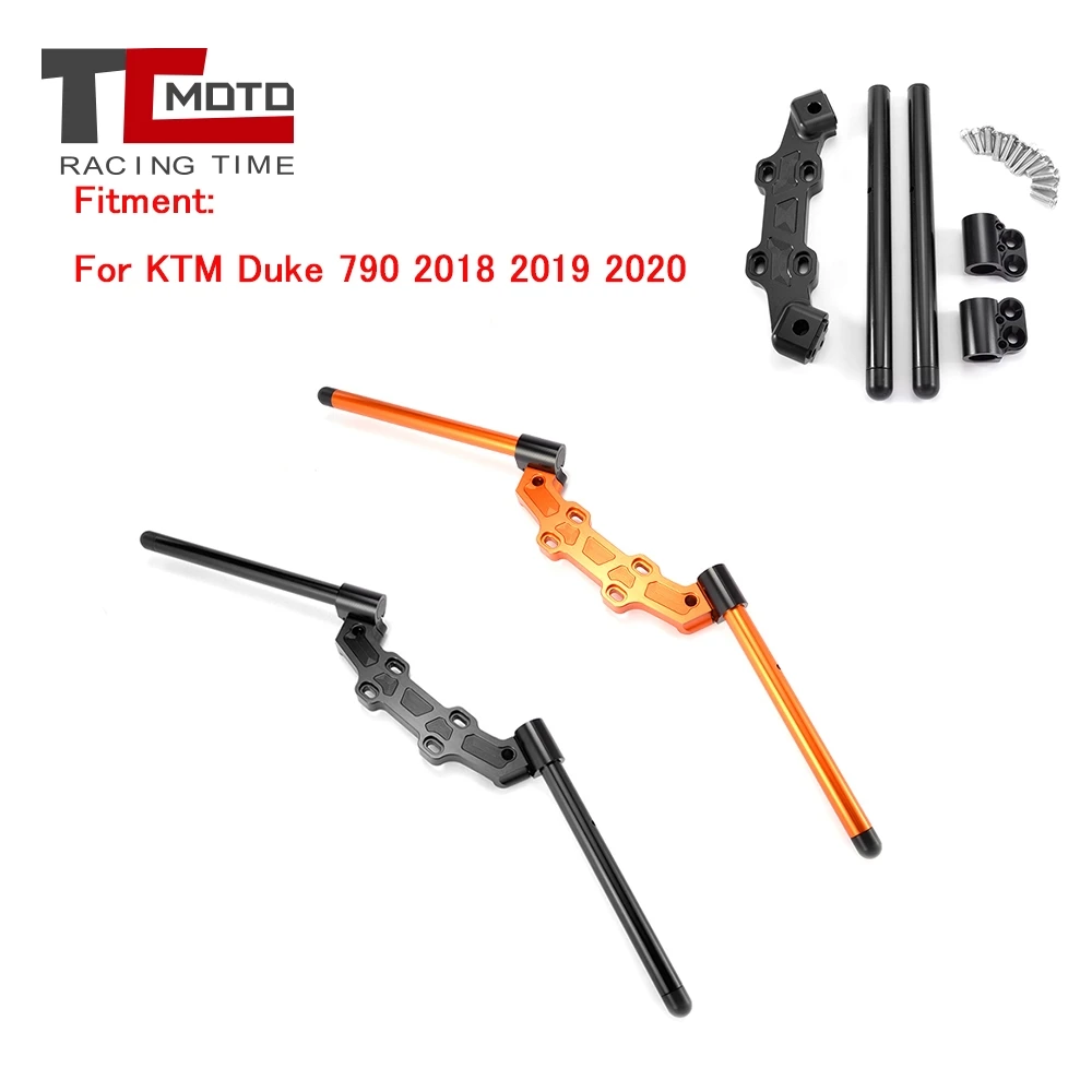Motorcycle Clip-On Adapter Plate Handlebars Set for KTM Duke 790 Duke790 2018 2019 2020 | Автомобили и мотоциклы