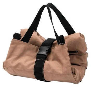 

Portable Roll Up Tool Bag Car Rear Seat Hanging Canvas Bag Work Pocket Household Repair Tool Bag