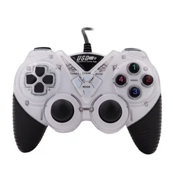 Poignée de jeu pour ordinateur PC, forme 890, simple, double vibration 