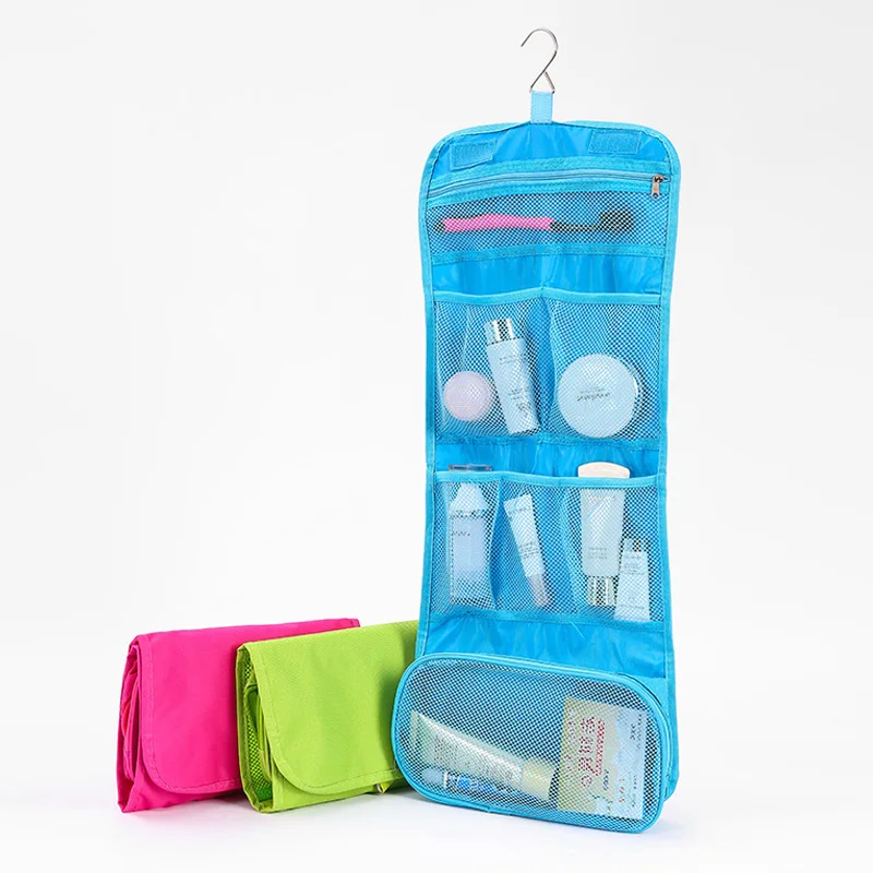 

Men Women Toiletry Bags Waterproof Large Capacity Portable Save Space Hanging Wash Bag Foldable Cosmetic Bag Travel Organizer