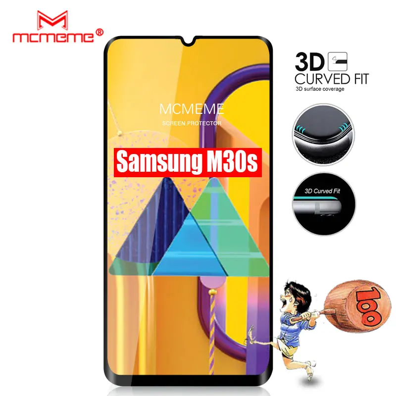 

For Samsung Galaxy M30S Glass Tempered Screen Protector Full Cover Film For Samsung Galaxy M30 S Tempered Protective Glas