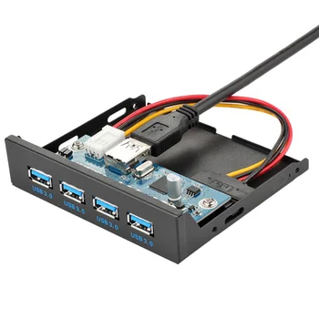 

New PCI-E to USB 3.0 PC Front Panel USB Expansion Card PCIE USB Adapter 3.5" Floppy USB3.0 Front Panel Bracket PCI Express Riser