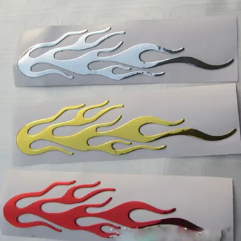 

20*4CM Car Motorcycle 3d Flame Fire Reflective Sticker Personalized Reflective Vinyl Decal Car Styling Car Accessories