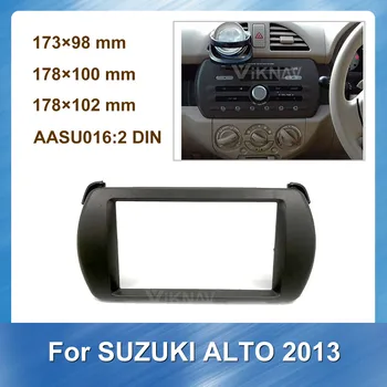 

2DIN Car Radio Stereo Fitting installation Fascia for Suzuki Alto 2013 Stereo Frame Fascias Panel Facial DVD CD Dash Bezel