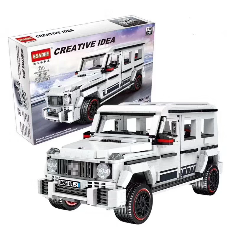 

2019 New 1:16 G63 Off-road Vehicle Suv Building Blocks Cars Model Legoing Technic Set Collection Bricks Toys for Kids 1048pcs