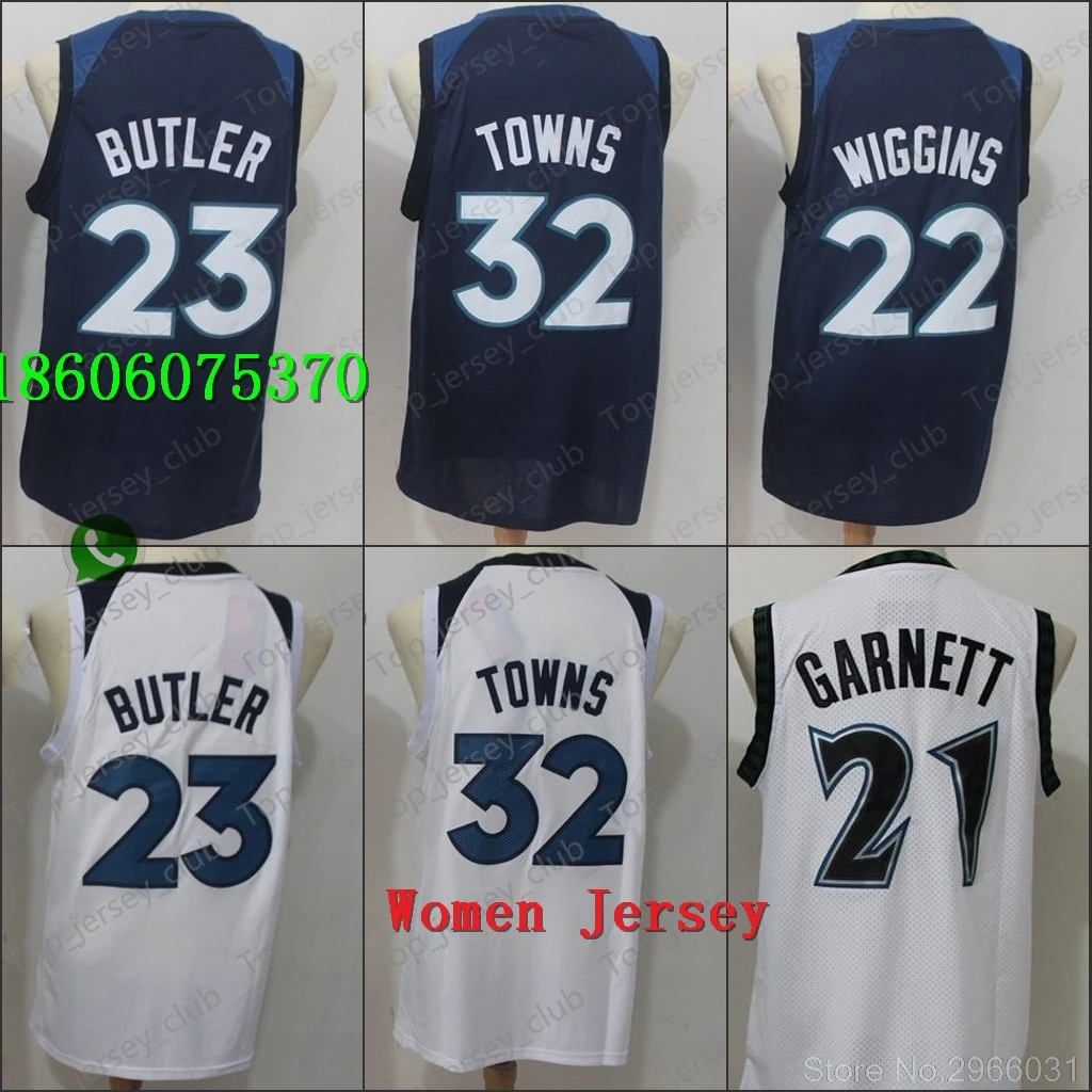 A+++ качественная женская одежда для взрослых#32 Карл-Энтони роутс 23 Jimmy Butler 22 Эндрюс Виггинс Джерси Миннесота