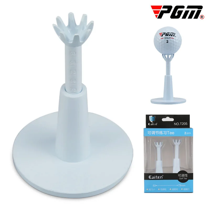 1 пара PGM Golf Tee регулируемая высота гибкий мяч Toe| |