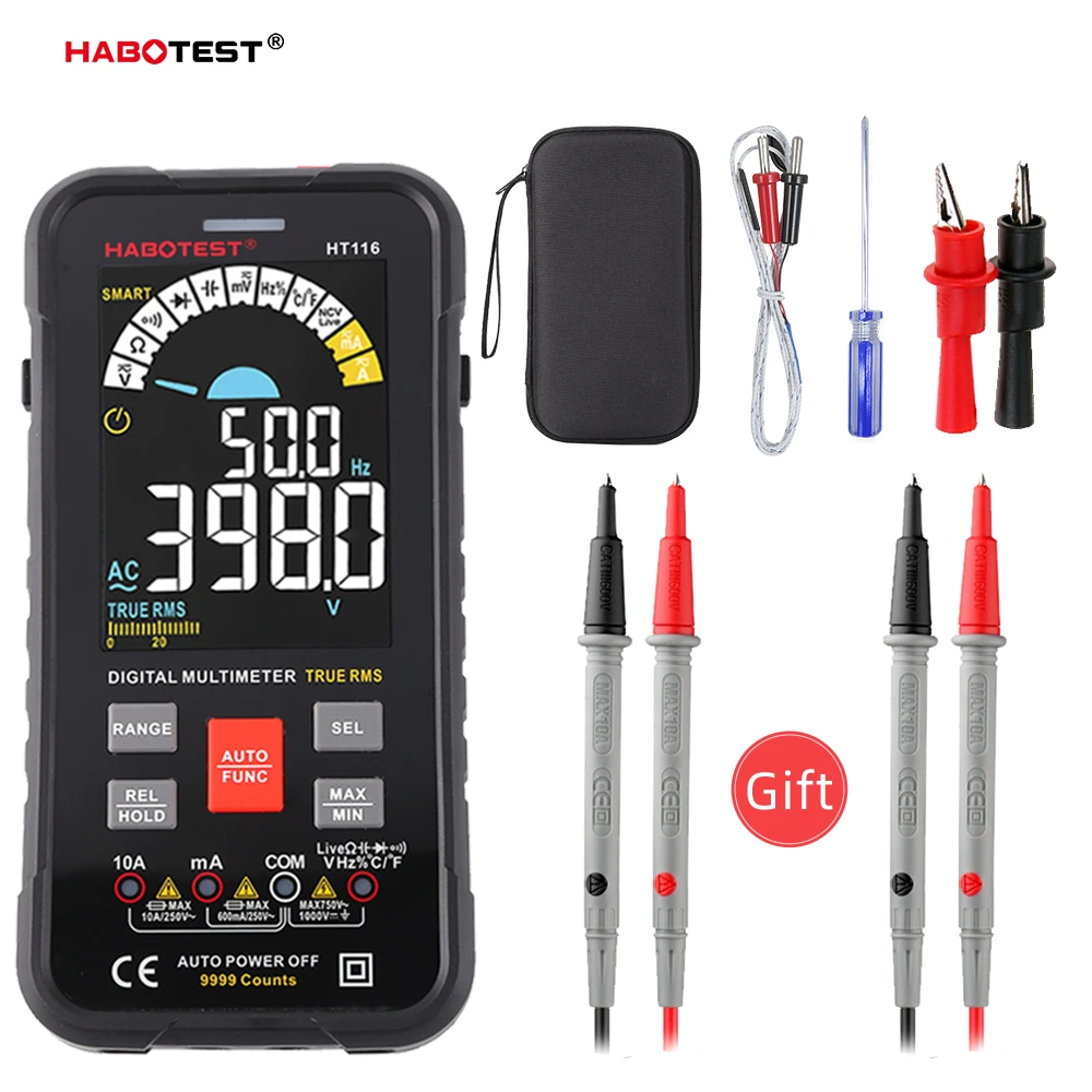 Ht116 600v Smart Multimeters Intelligent Phone Digital Multimeter Ohm