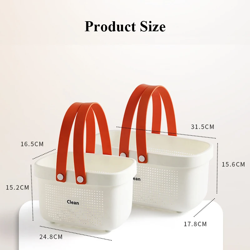Panier De Rangement Réutilisable En Plastique à Suspendre Pour La Cuisine, La Salle De Bain Avec Crochet Rotatif. Utile Et Attrayant