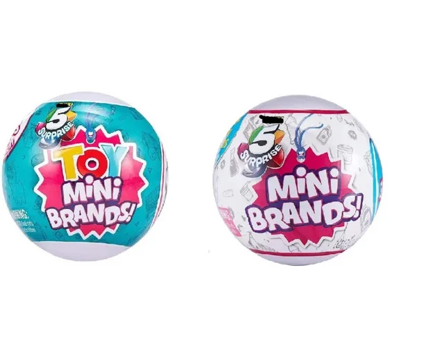 5 Surprise Toy Mini Brands Capsule By  Ball Blue Blind Box Collectible Toy Anime Figure Toy Birthday Surprise Kids Gift 5