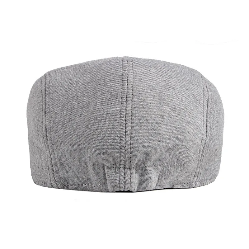 Beret Hat Men's Spring Autumn Beret Male Horn Korean Retro Solid Peaked Cap Forward Hat For Women Protection Elasticity Peaky Blinders D13