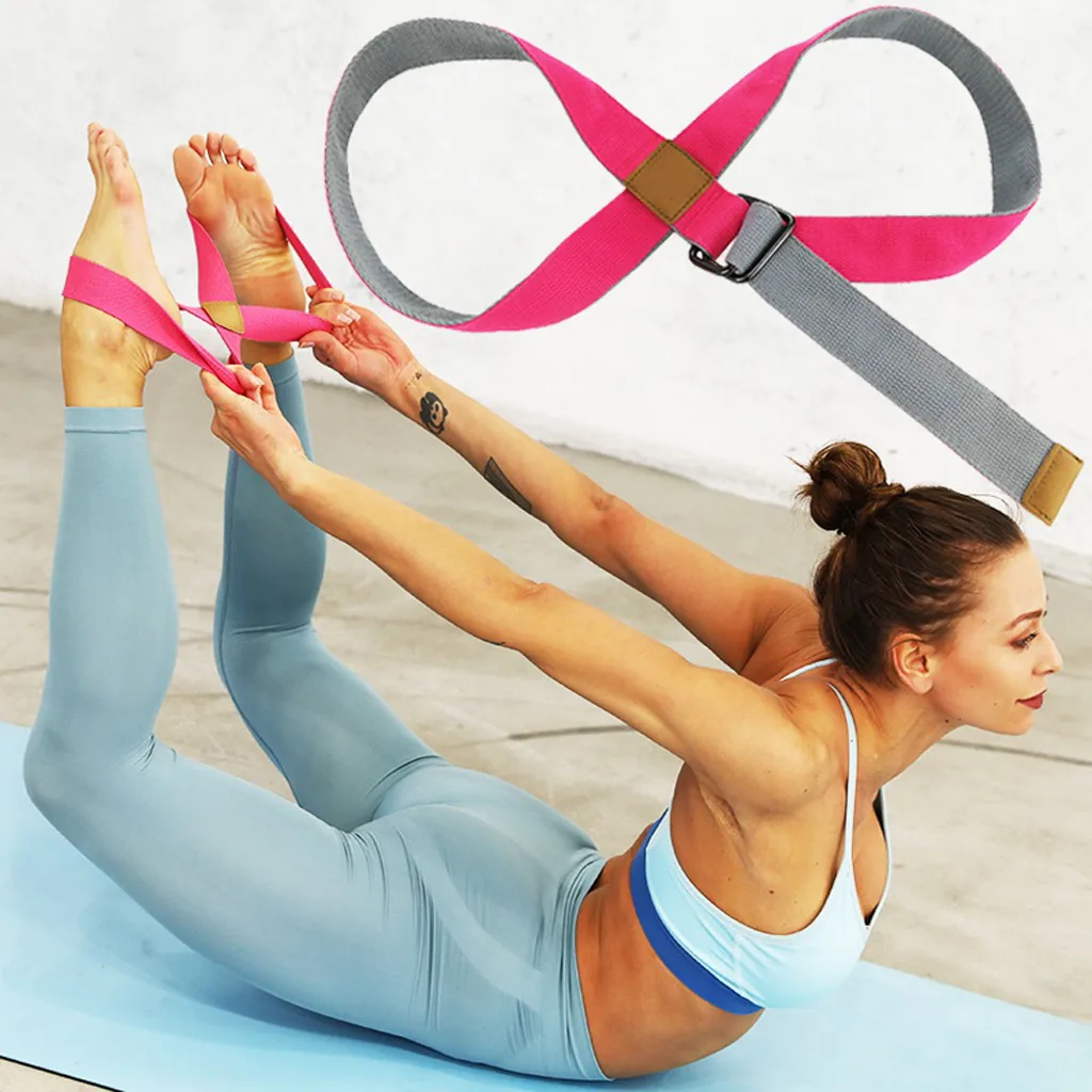 Регулируемые Эспандеры для йоги балета танцев тренировок BeltFitness странных вещей