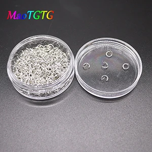 A19-7x0.5mm-500pcs Металлическая фурнитура для ювелирных изделий застежка-карабин крючки Овцы глаза ГВОЗДЬ ВИНТ шаровая цепь соединитель крюк серьга петля бусины Изготовление ювелирных изделий - Цвет: A19-7x0.5mm-500pcs