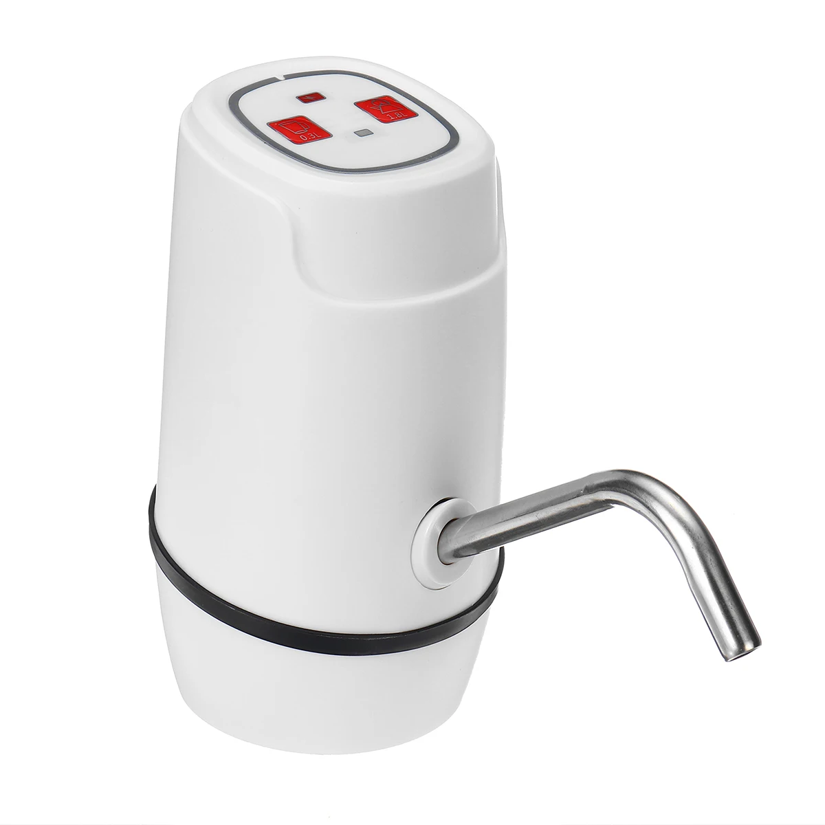 DC5V автоматическая зарядка через usb бутылка для воды насос 4 Вт домашняя электронная питьевая вода диспенсер насосы переключатель бутылки - Цвет: Белый