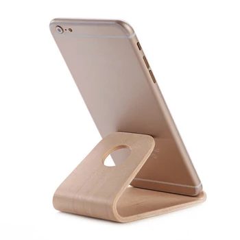 

Portable Cell Phone Stand Universal Wooden Wood Dock Station Holder Stand for Mobile Phone Tablet 66CY