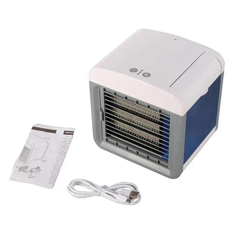 Мини портативный вентилятор охладитель воздуха вентилятор для офиса дома USB кондиционер увлажняюший очиститель Настольный кондиционер вентилятор