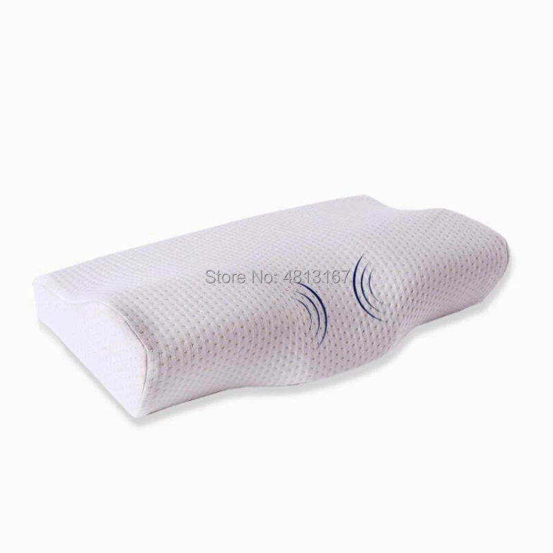 

Memory Foam Neck Pillow Slow Rebound Health Cervical Neck Care Ergonomic Hypoallergenic Butterfly Shaped Bed Sleeping 50*30CM