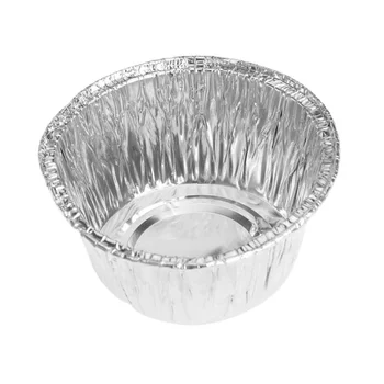 

Egg Tart Mold Disposable Aluminum Foil Baking Cookie Muffin Cupcake Egg Tart Mold Round 150pcs