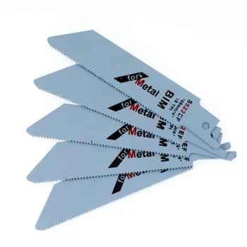 

5pcs Extra Sharp S522EF Reciprocating Saw Blades Sabre Cutter Set For Thin Metal