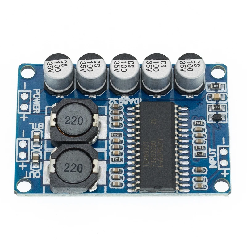 Плата цифрового усилителя малой мощности TDA8932 35 Вт моно модуль H74 1 шт.|power amplifier board