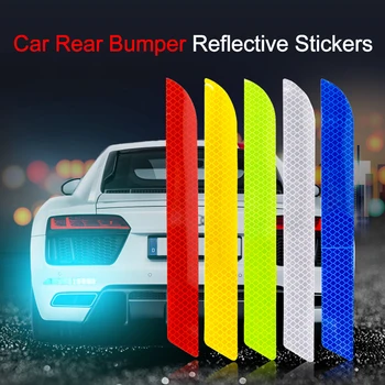 

4pcs Car OPEN Reflective Tapes Sticker Auto Door Warning Mark Notice CRV Reflector Strip Reflectante Luminous Reflex Safety Mark