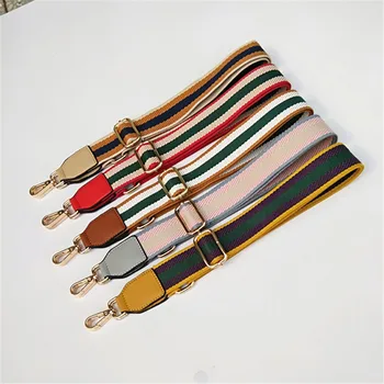 

HJKL Colored Belt Bags Strap Accessories for Women Rainbow Adjustable Shoulder Hanger Handbag Straps Decorative Handle good bag