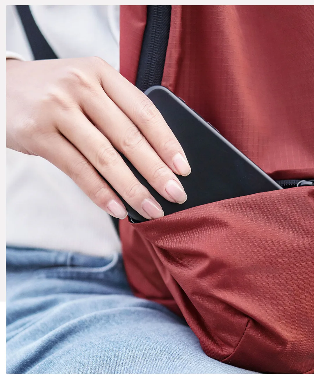 Xiaomi рюкзак, сумка через плечо, светильник, портативный мини-рюкзак, косой ранец, устойчивый к царапинам, износостойкий, малый объем хранения