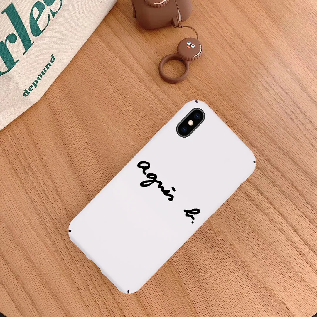 Jamular Fashion Agne Matte Hard PC Back Case Cover for IPhone XS XR MAX 6 6s 7 7 Plus 8 8plus X Luxury Phone Coque