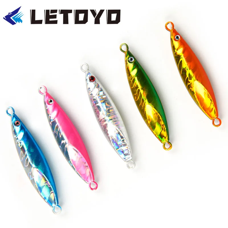 LETOYO 1PCS/lot 29g Metal Jig Fishing Lure Slow Jigging For Sea Bass Artificial Hard Baits Tackle Accessories Tools | Спорт и