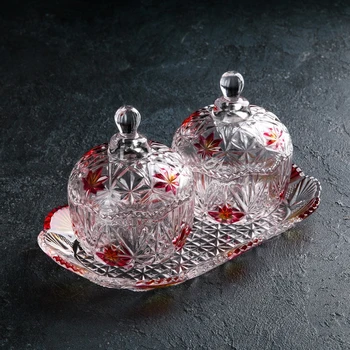 

A set of candy bowls 250 ml "Bartolo", 2 pcs, on a stand