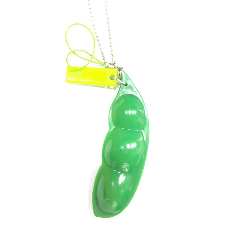 Squeeze Edamame Bean Pea Squeeze игрушки гаджеты взрослые Reliever сжимаемая игрушка Зеленый горошек декомпрессионная вентирующая Забавная детская игрушка
