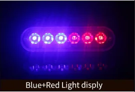 2/4 pcs 6 LED Flash Strobe Emergency Warning Light For Car Auto Truck SUV Motorcycle Side Strobe Warning Flashing Light 12V-24V - Цвет: red blue