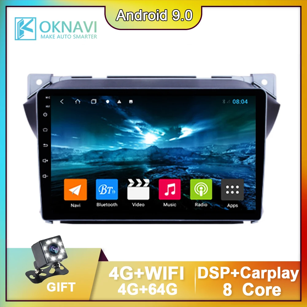 

For Suzuki Alto 2009-2017 Auto DSP Car Radio Multimedia Stereo Video Player Navigation GPS Track with Bluetooth 2 Din 4G+WiFi