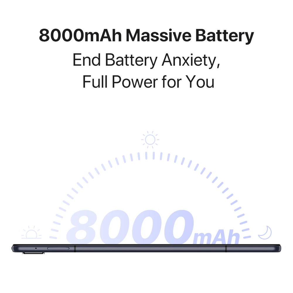 UMIDIGI-tableta PC A11 con Android 11, pantalla 2K de 10,4 pulgadas, Helio P22, ocho núcleos, 4GB, 128GB, 8000mAh, Mega batería - Imagen 5