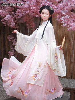 

2020 ancient chinese hanfu outfit fairy classical royal court princess dress Fairy Dress Folk Dance Clothes Chinese Costume