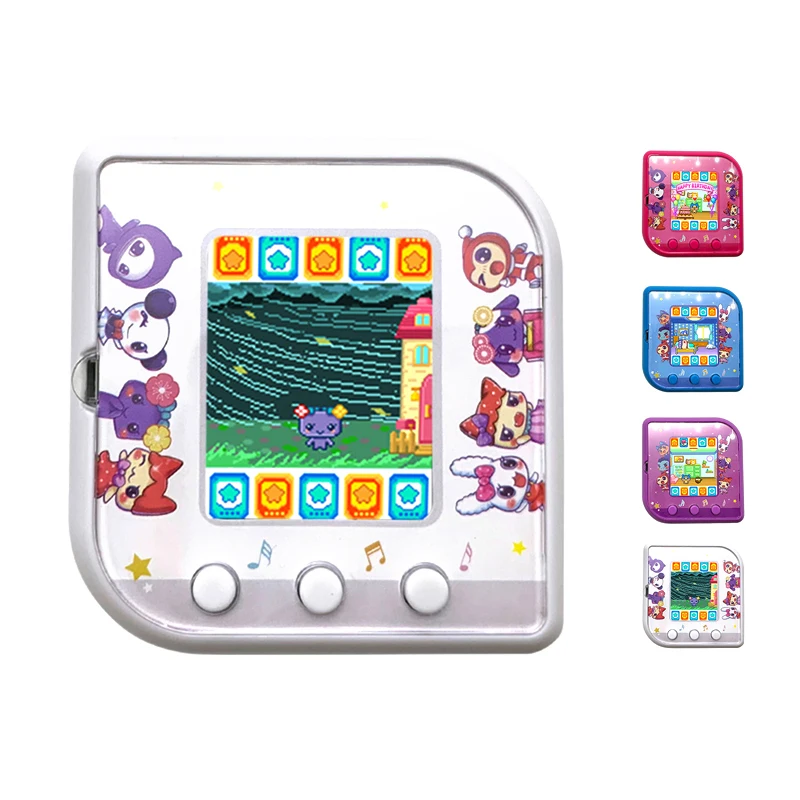 Toy Virtual Pet-Game-Machine Kids Electronic Child Handheld Color-Display-Screen Square