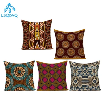 

Decorative Throw Pillows Case Mandala Boho Geometric Sofa Home Decor Cotton Linen Seat Cushion Cover for Living Room Decoration