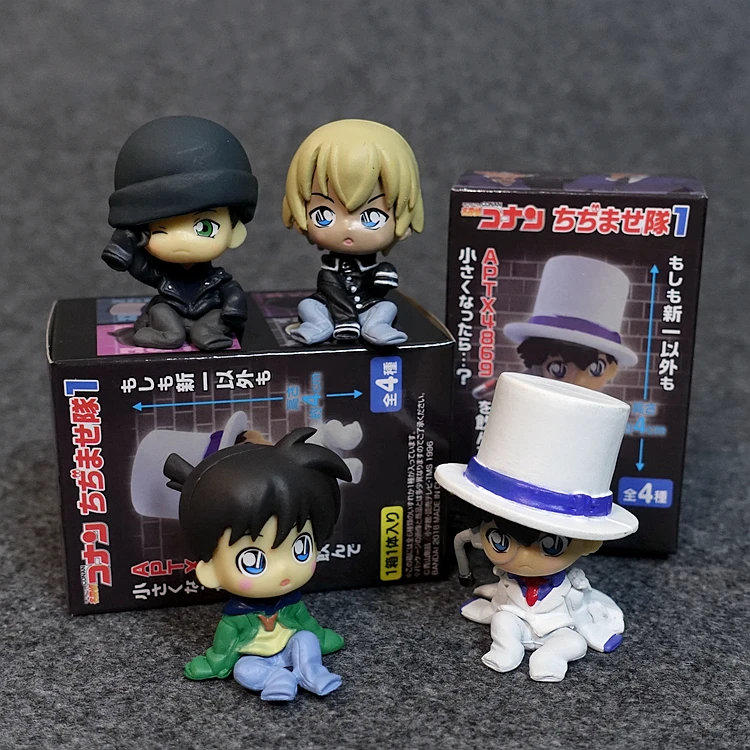 Чехол с детективом Conan закрытый мини чехол Kudou Shinichi Mouri Ran модель 4 см Фуруя Рей Акай