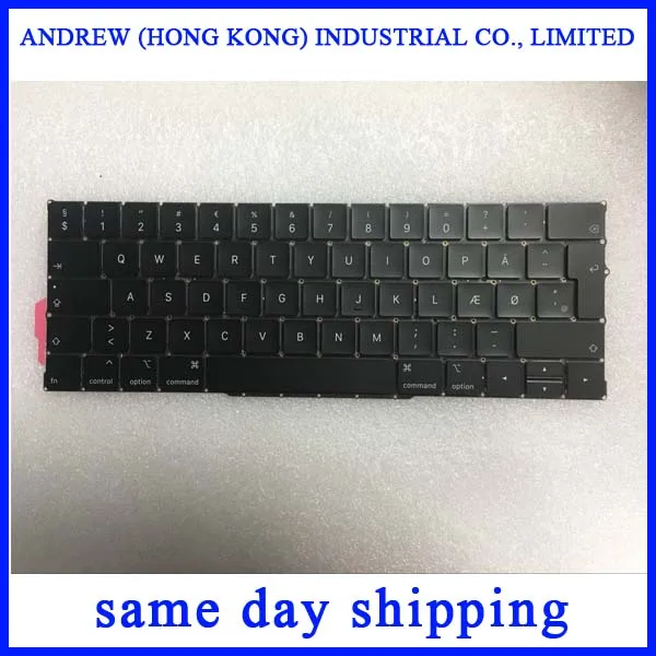 A2159 клавиатура для Apple Macbook Pro 13,3 ''A2159 клавиатура датский Keybaord Дания Danmark DK стандарт лет
